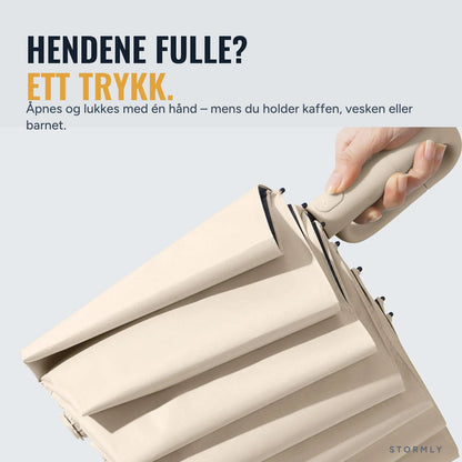 Stormly Hook – automatisk paraply med krokhåndtak